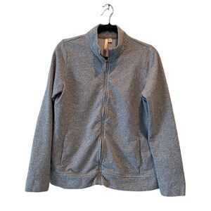 Pure Jill Gray Full Zipper Jacket Medium